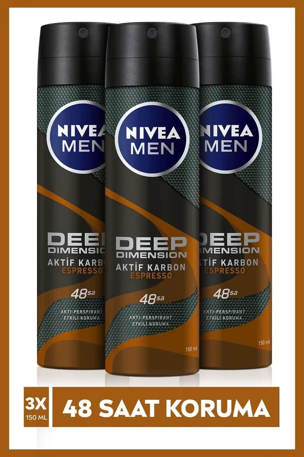NIVEA Erkek Deodorantları: Deep Dimension Espresso ve Black&White Invisible Karşılaştırması