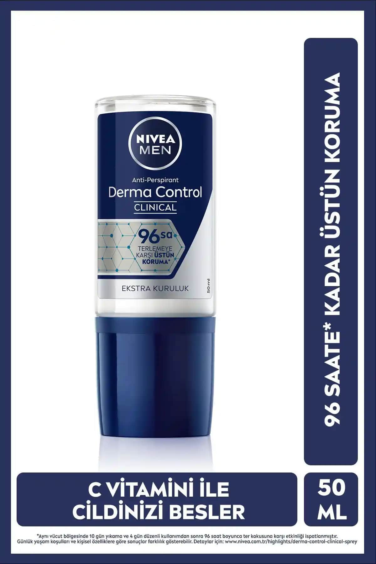 NIVEA MEN Derma Control Clinical ve Black&White Invisible Deodorantların Karşılaştırması