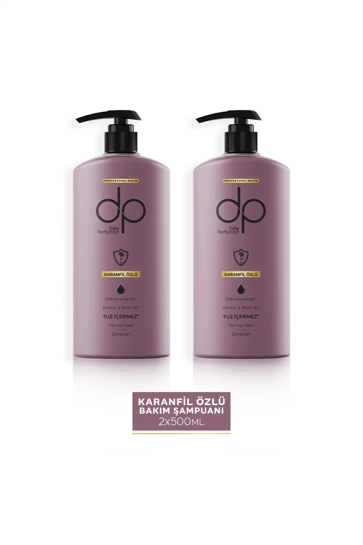 dp Daily Perfection Şampuan Karanfil Özlü 500 ml X 2 Adet