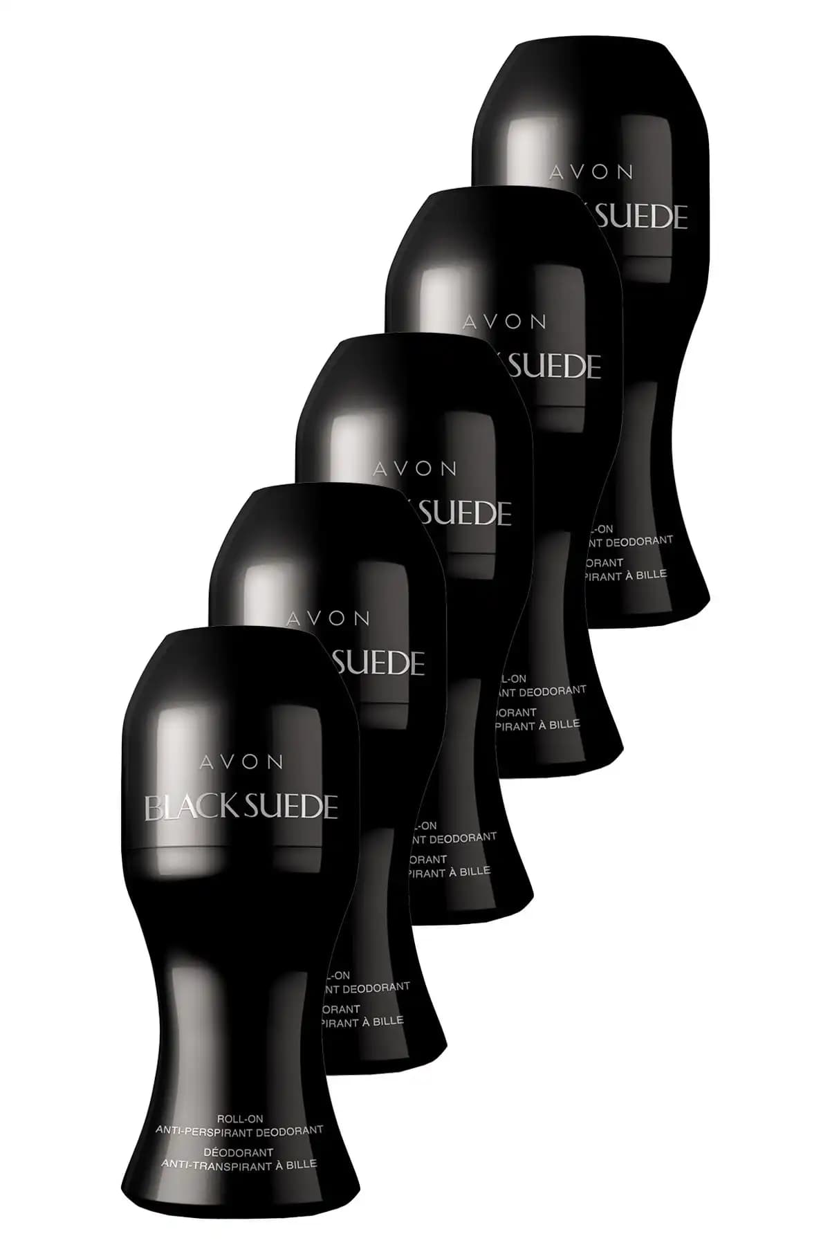 Avon Black Suede Erkek Rollon 50 Ml. Beşli Set