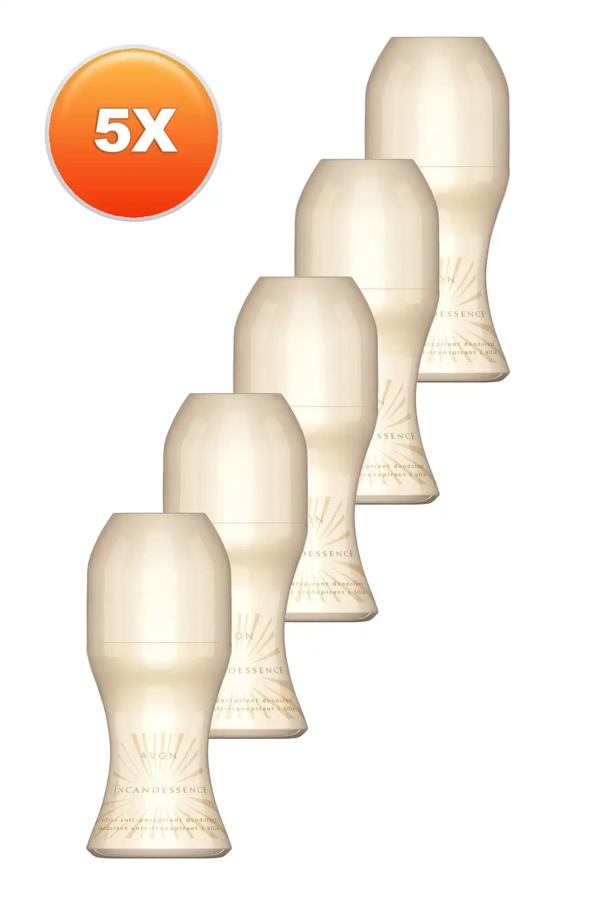 Avon Incandessence Kadın Rollon 50 Ml. Beşli Set