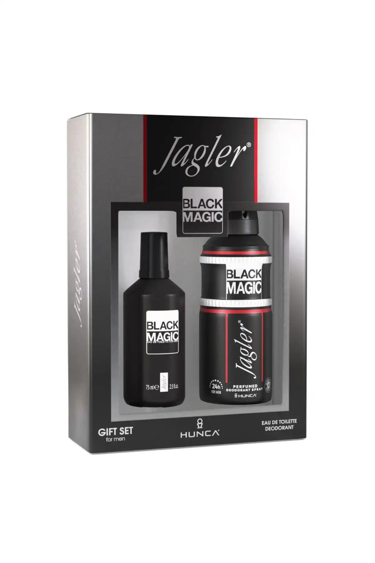 Jagler Black Magic EDT 75 ml + Deo Sprey 150 ml Erkek Parfüm Seti