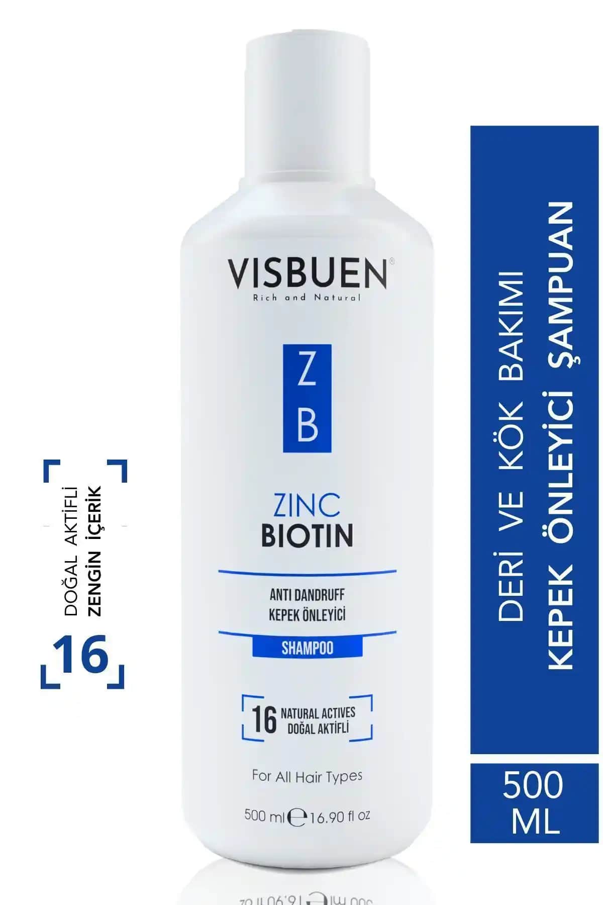Visbuen Çinko Biotin ve Detox Şampuanları: Kepek ve Saç Sağlığı İçin Karşılaştırma