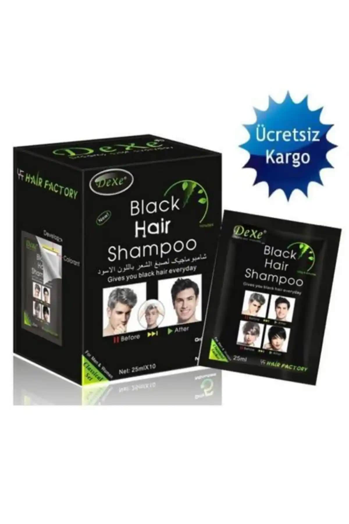 Dexe Black Hair Beyaz Kapatıcı Şampuan ve Mirage Siyah Saç Şampuanı Karşılaştırması