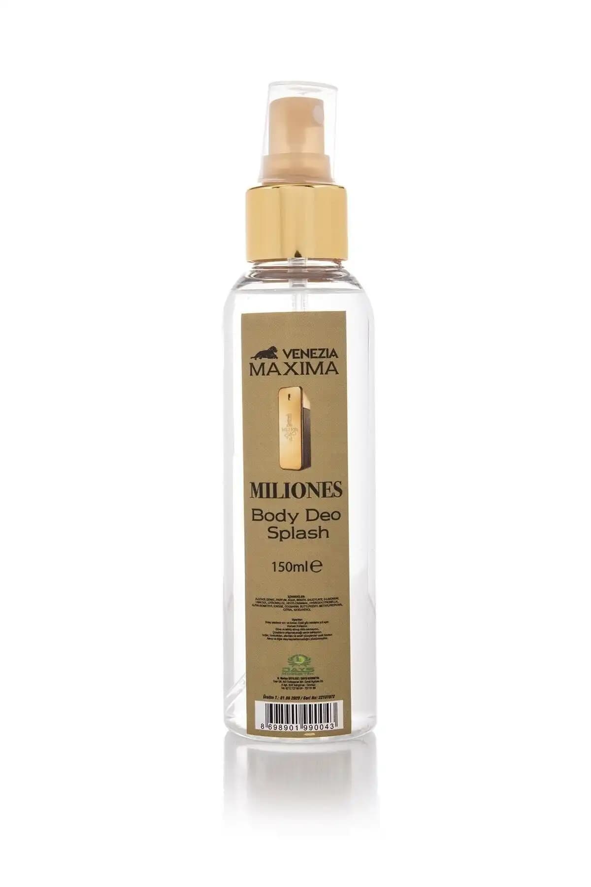 MAXİMA VENEZİA 2’li Milliones Erkek Vücut Sprey Body Splash
