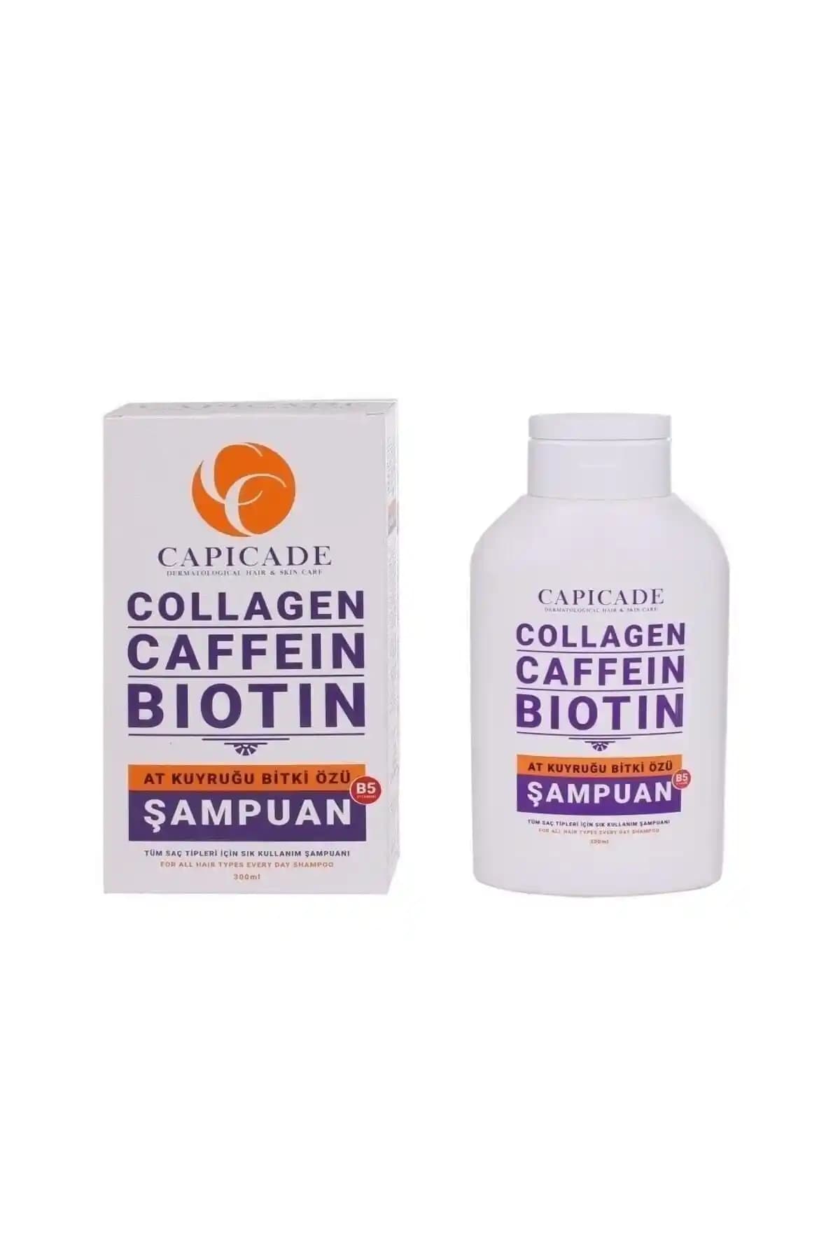Capicade Collagen Caffein Biotin ve HBEAUTY Kolajen Keratin Şampuan Karşılaştırması