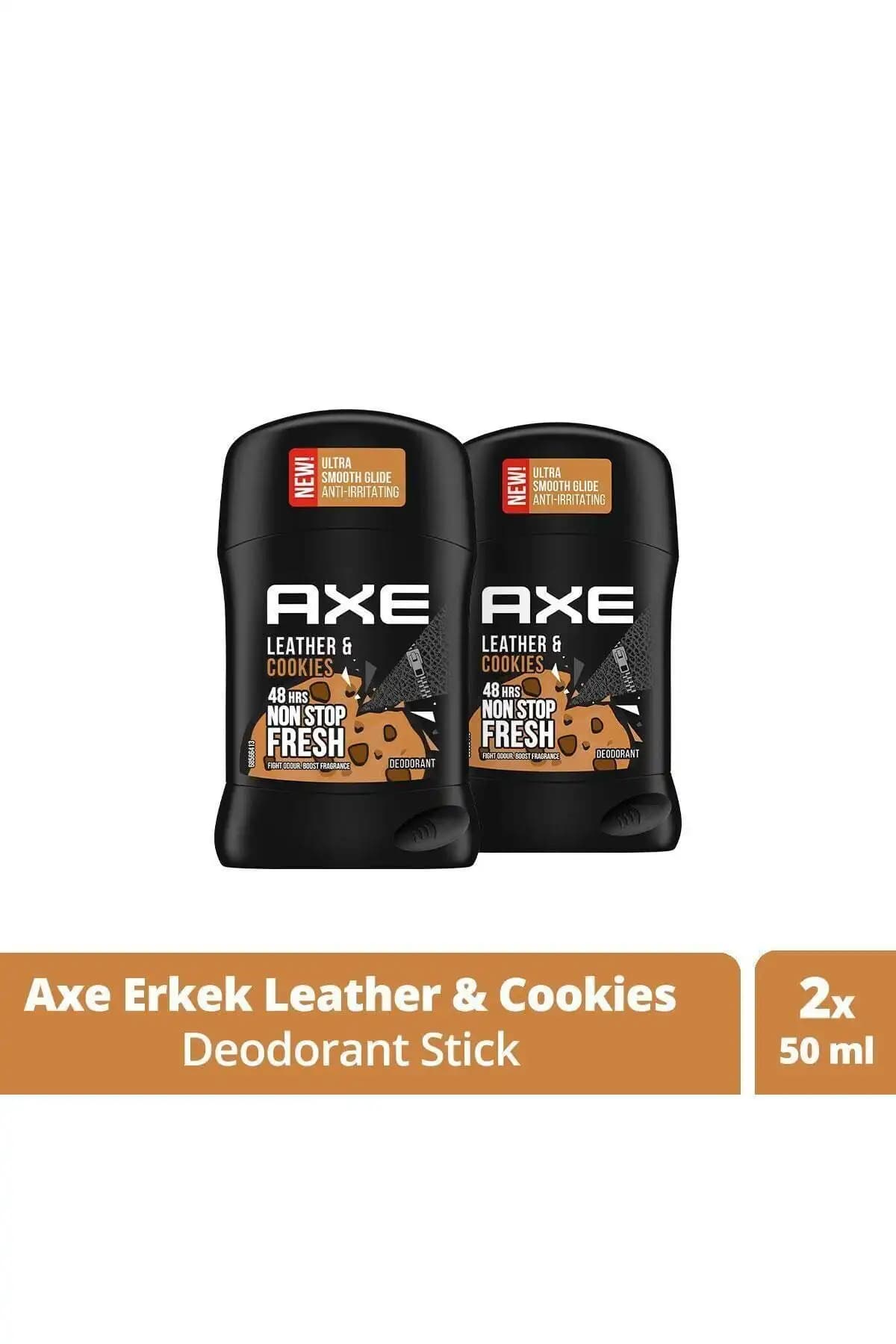 Axe Leather & Cookies Erkek Deodorant Stick 50 ml X2