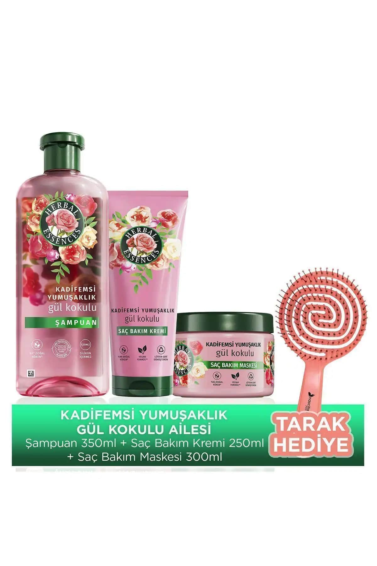 Herbal Essences Gül Kokulu Bakım Kremi ve Kadifemsi Yumuşaklık Şampuanı İncelemesi