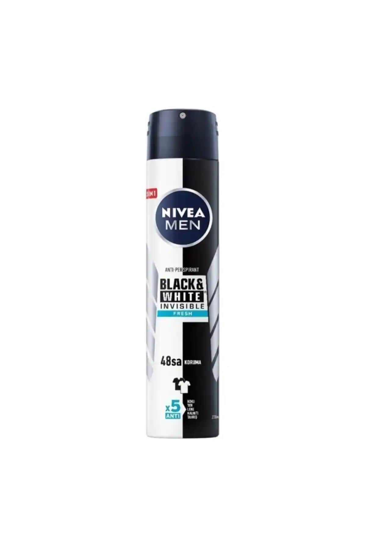 NIVEA Black&White Erkek Deodorant ve NIVEA Men Sprey Deodorant Karşılaştırması