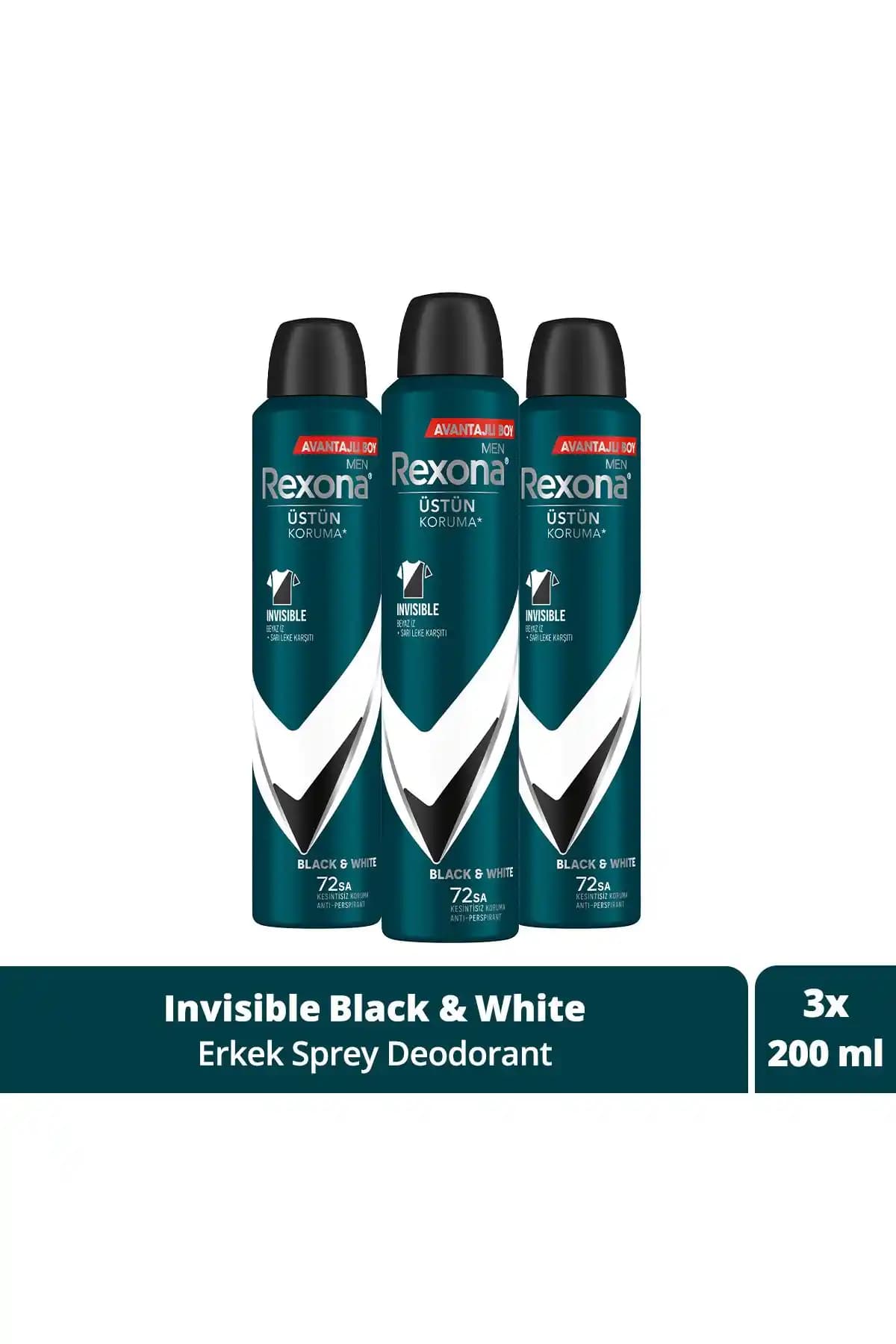 Rexona Men Deodorant Karşılaştırması: Invisible Black & White ve Natural Fresh Mint Ürünleri