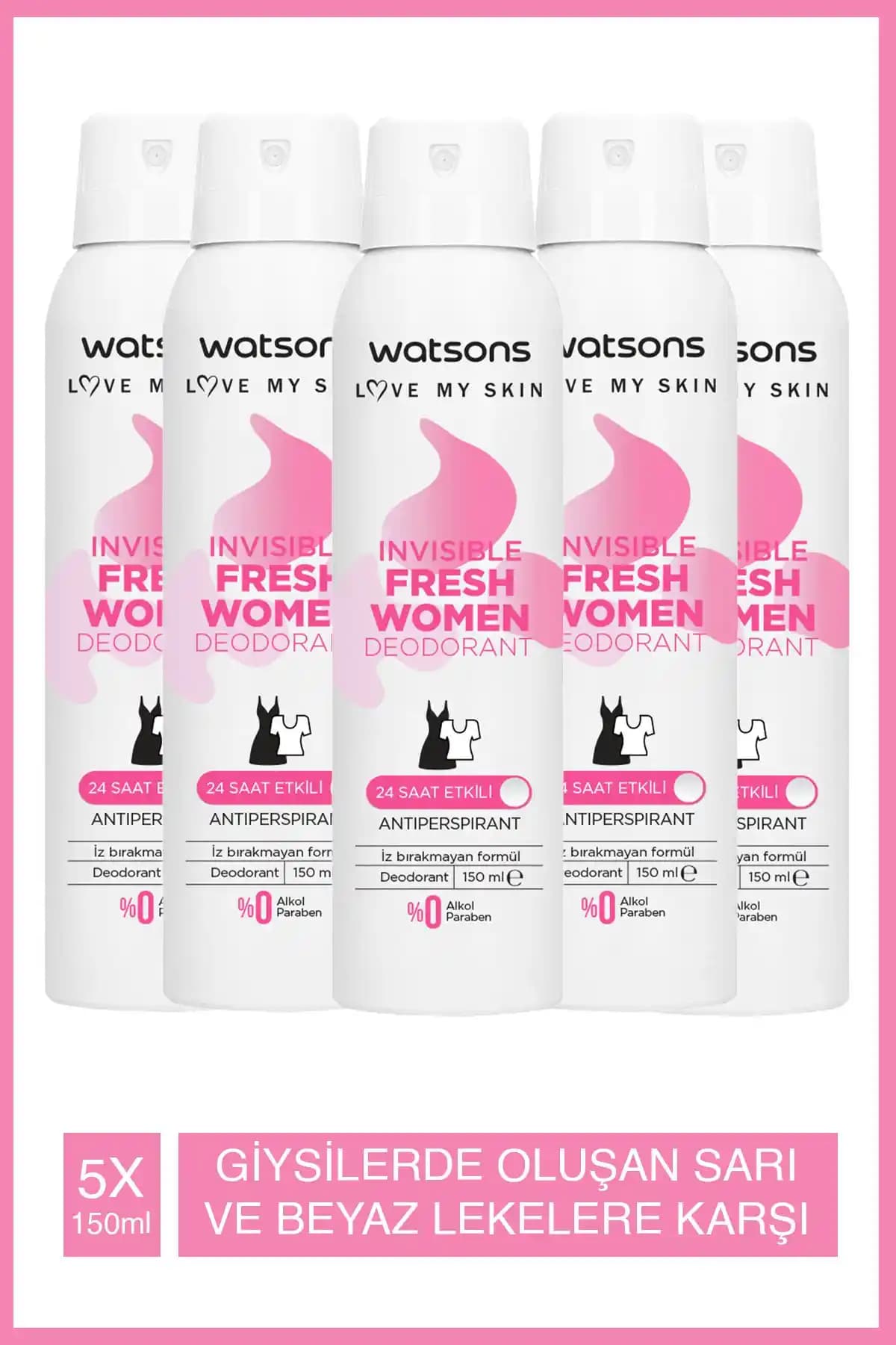 Watsons Invisible Fresh ve Shower Fresh Deodorant Karşılaştırması