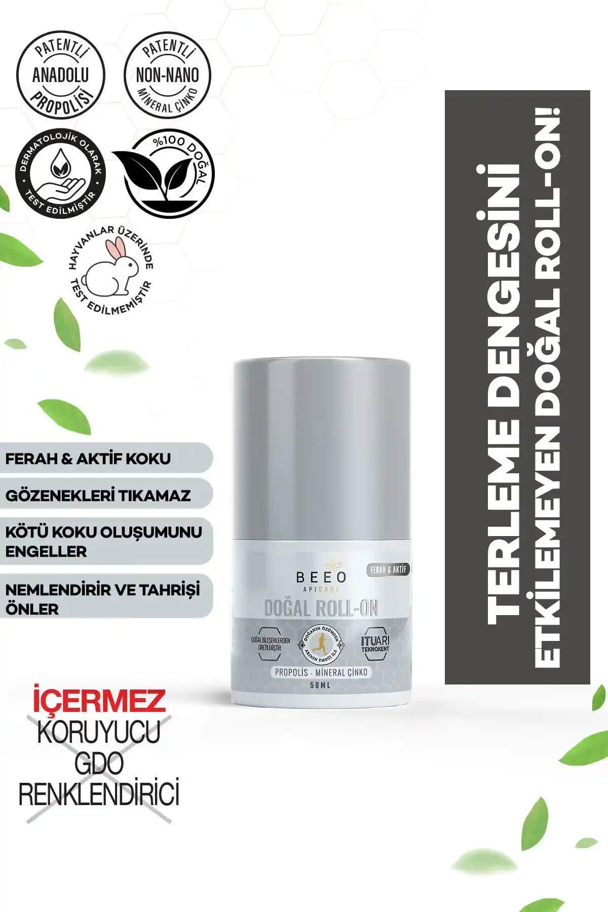 BEE'O Erkeğe Özel Doğal Deodorant ile Tereson'un Terleme Önleyici Ürünleri Karşılaştırması
