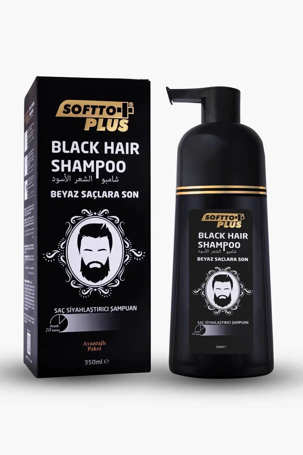 Softo Plus ve Softto Plus: En İyi Erkek Saç Siyahlaştırıcı Şampuan Karşılaştırması
