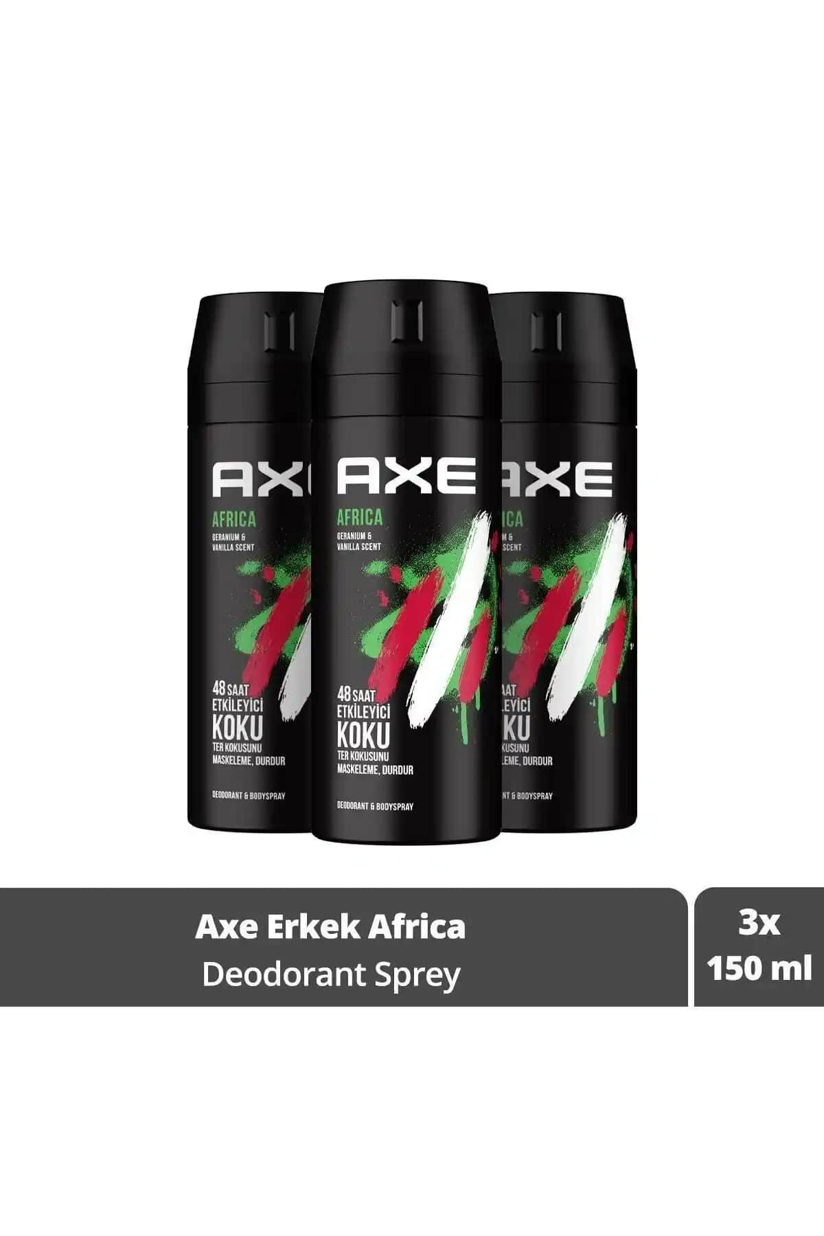Axe Erkek Sprey Deodorant Africa ve Aqua Bergamot: Kıyaslama ve İnceleme