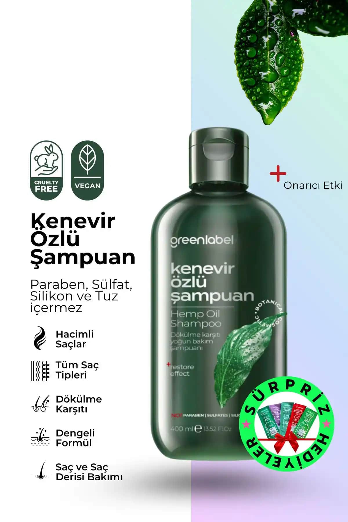 Green Label Kenevir ve Siyah Sarımsak Özlü Şampuanların Karşılaştırılması ve Etkileri