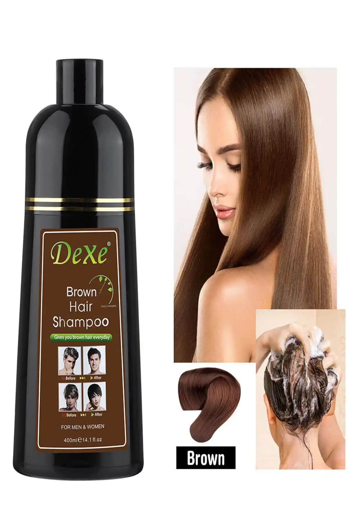 Dexe Beyaz Saçlar İçin  Koyu Kestane ve Softto Plus Black Şampuan Karşılaştırması