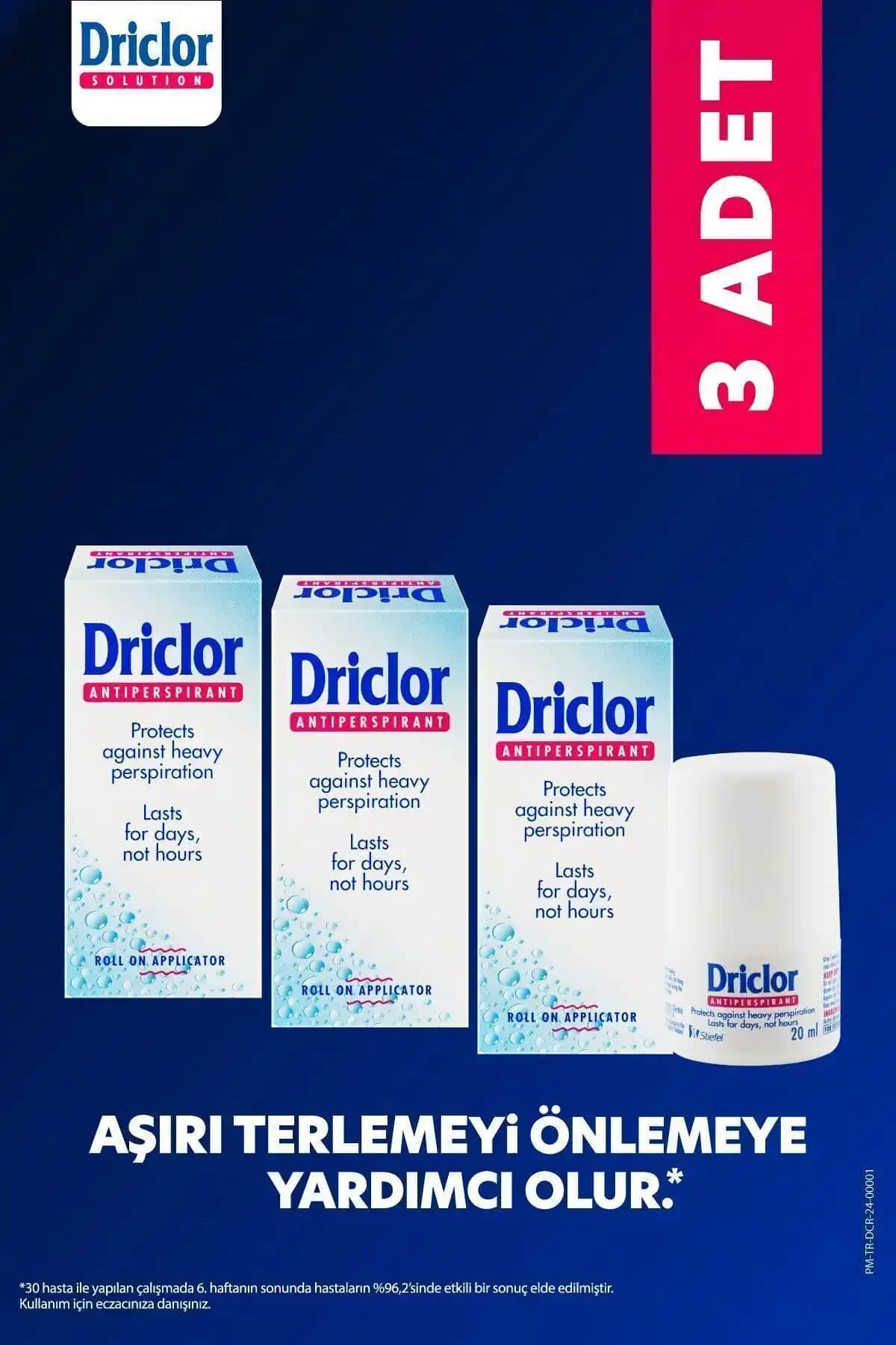 Driclor Aşırı Terleme Önleyici Antiperspirant Roll-On ile Roll-on 20ml Karşılaştırması
