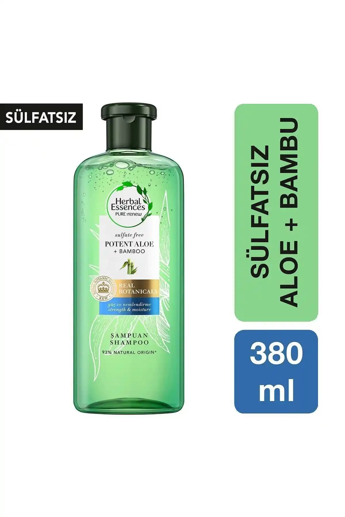 Herbal Essences Bambu ve Sülfatsız Güç & Nem Şampuan Karşılaştırması
