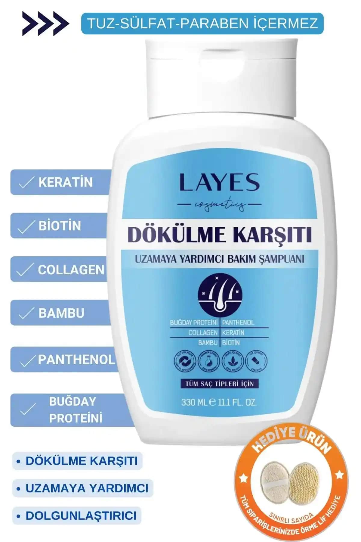 Layes Saç Dökülmesine Karşı Hızlı Uzama Şampuanı ile VilleD'eau Şampuanı Arasındaki Karşılaştırma