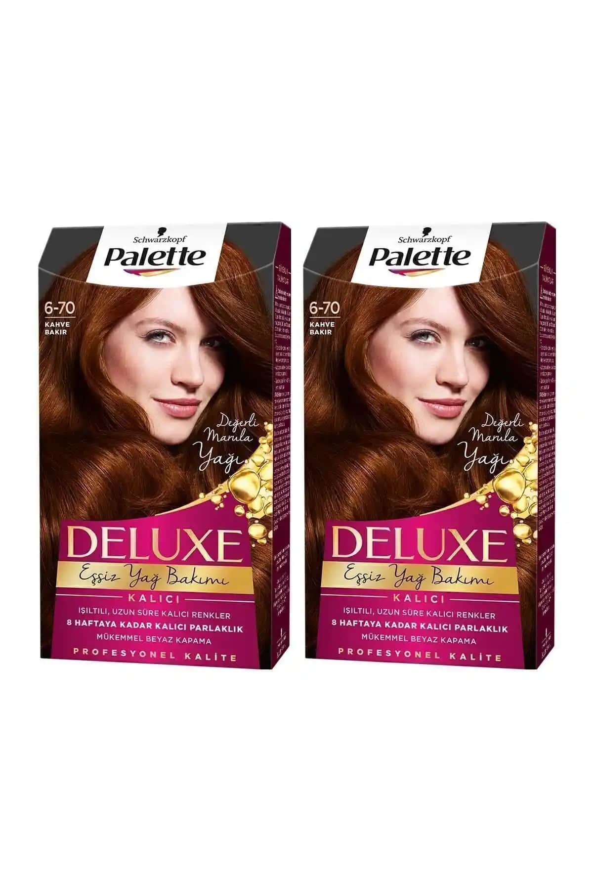 Palette Deluxe Saç Boyası Karşılaştırması: Kahve Bakır ve Ateş Kızılı
