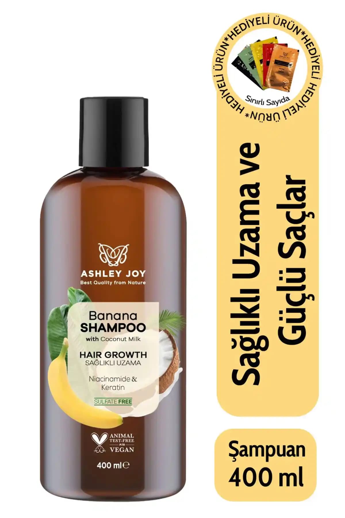 Ashley Joy Banana ve Argan & Zeytinyağlı Şampuanların Özellikleri ve Farkları