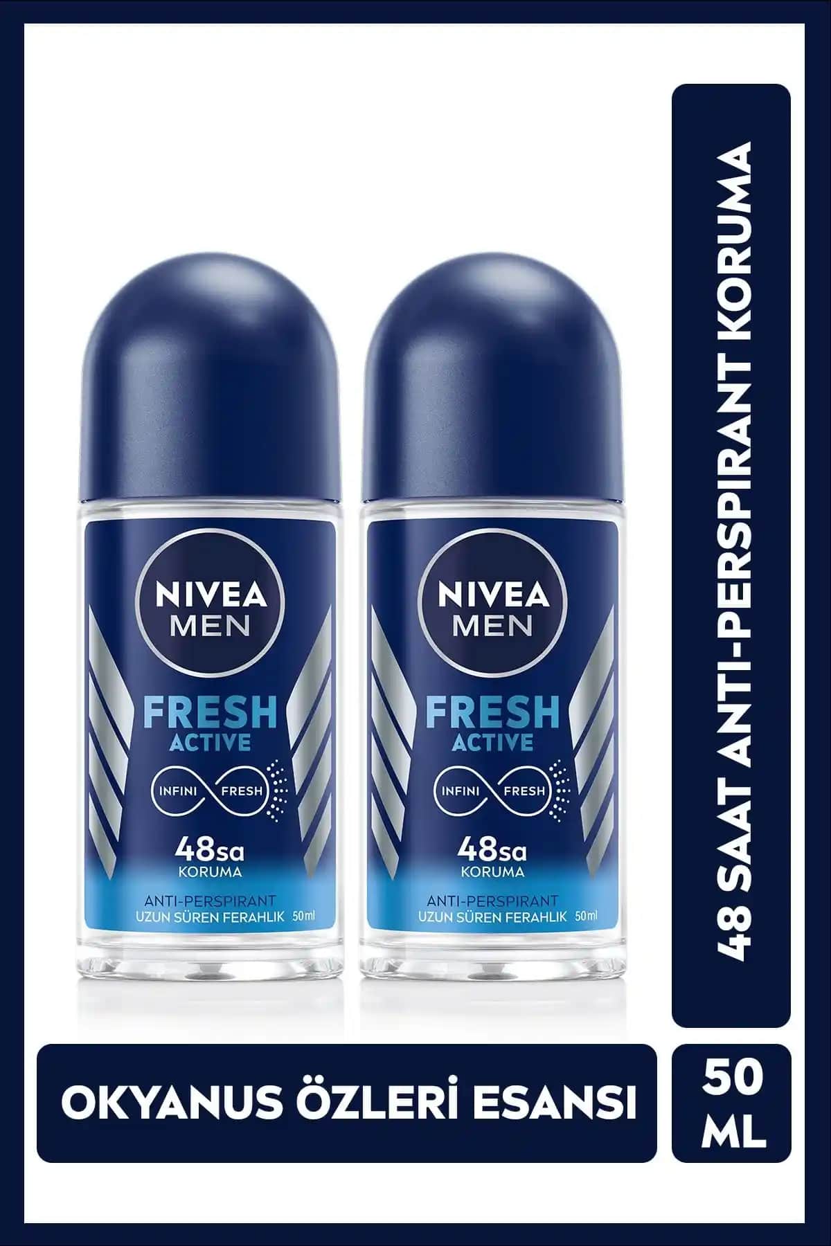 NIVEA Fresh Roll On ve NIVEA MEN Erkek Roll On Deodorant Karşılaştırması