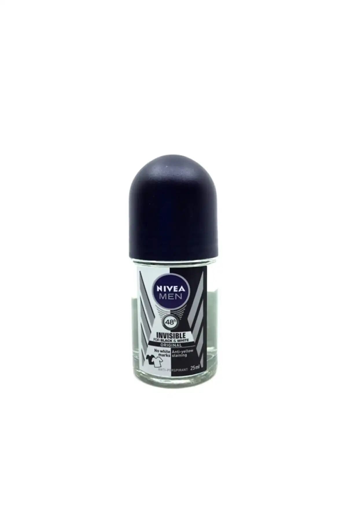 NIVEA Ünvisible Black&white Erkek Roll-on 25 Ml