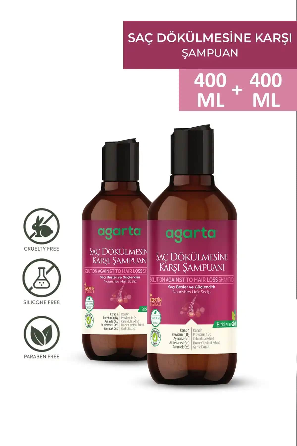 Agarta Doğal Şampuan ile TheLifeCo Hairfood Doğal Şampuanın Karşılaştırması