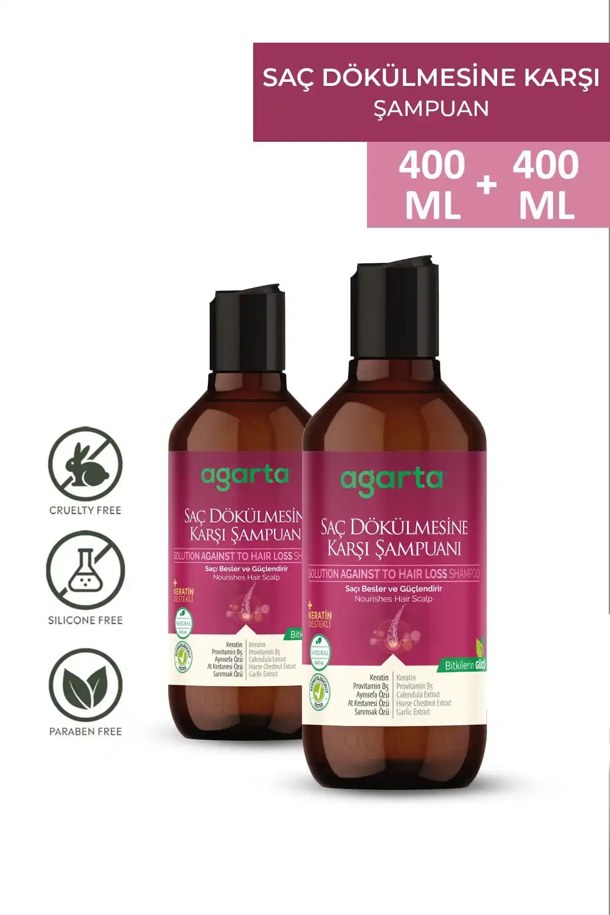 Agarta Doğal Şampuan ile TheLifeCo Hairfood Doğal Şampuanın Karşılaştırması