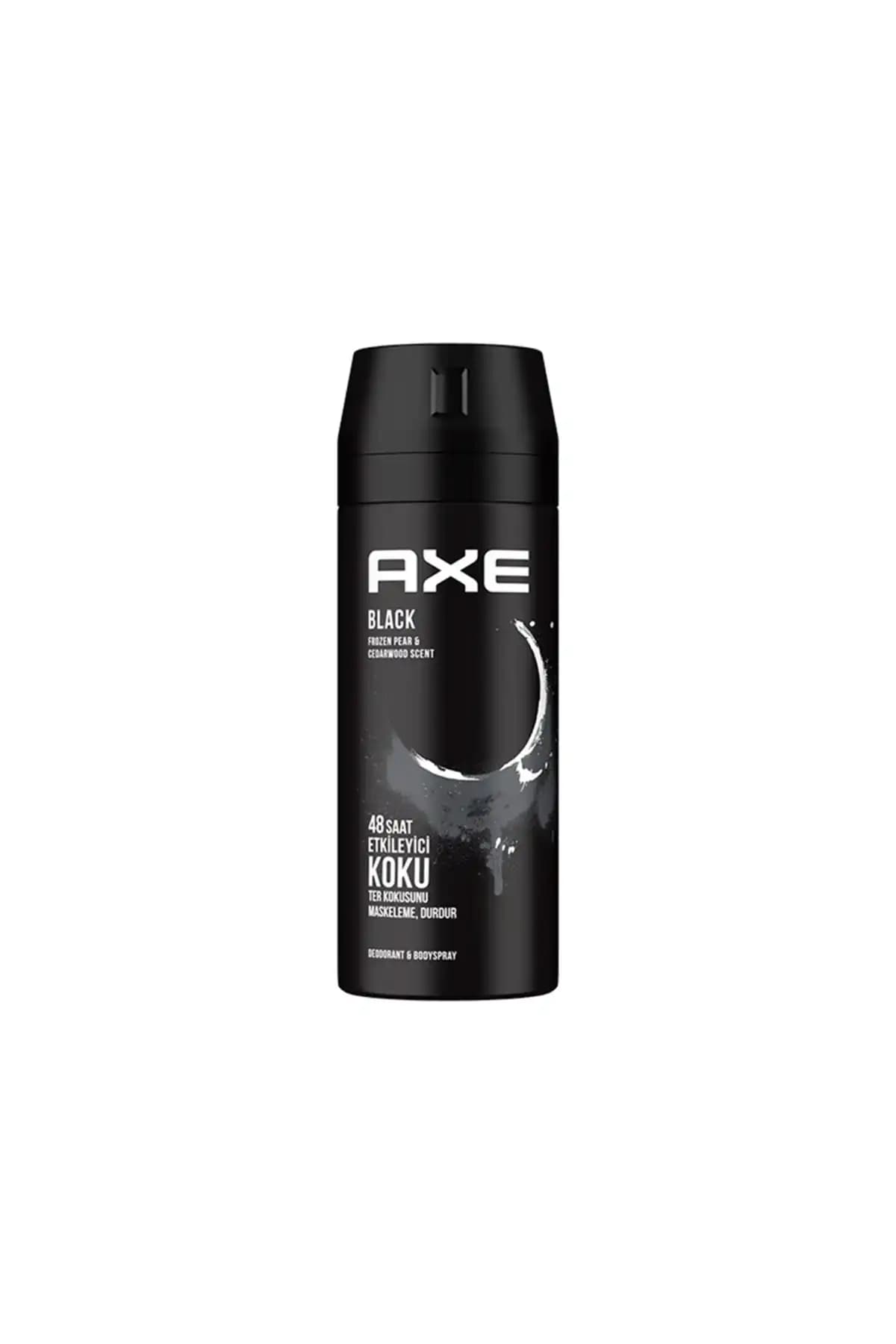 Axe Erkek Sprey Deodorant Black 48 Saat Etkileyici Koku 150 ml