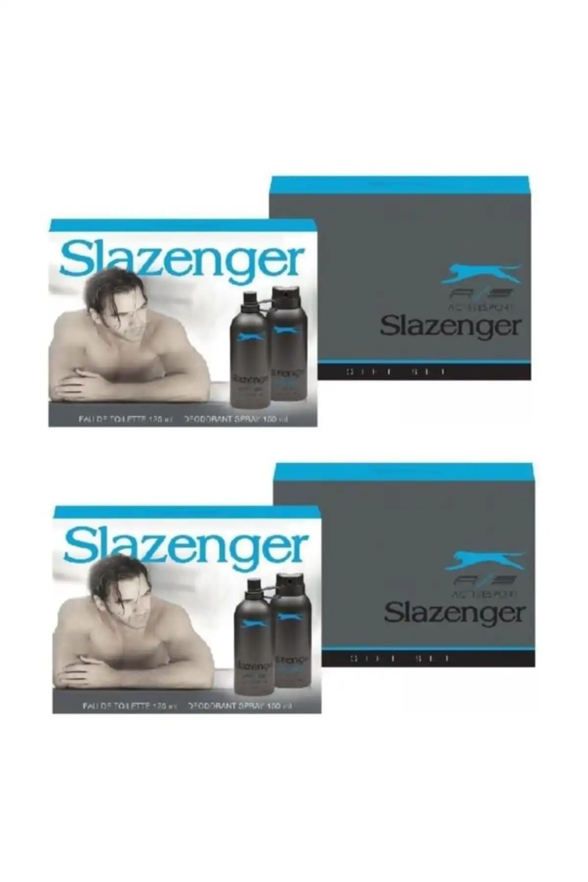 Slazenger Active Sport Mavi Edt 125ml Deodorant 150ml Set 2 Adet