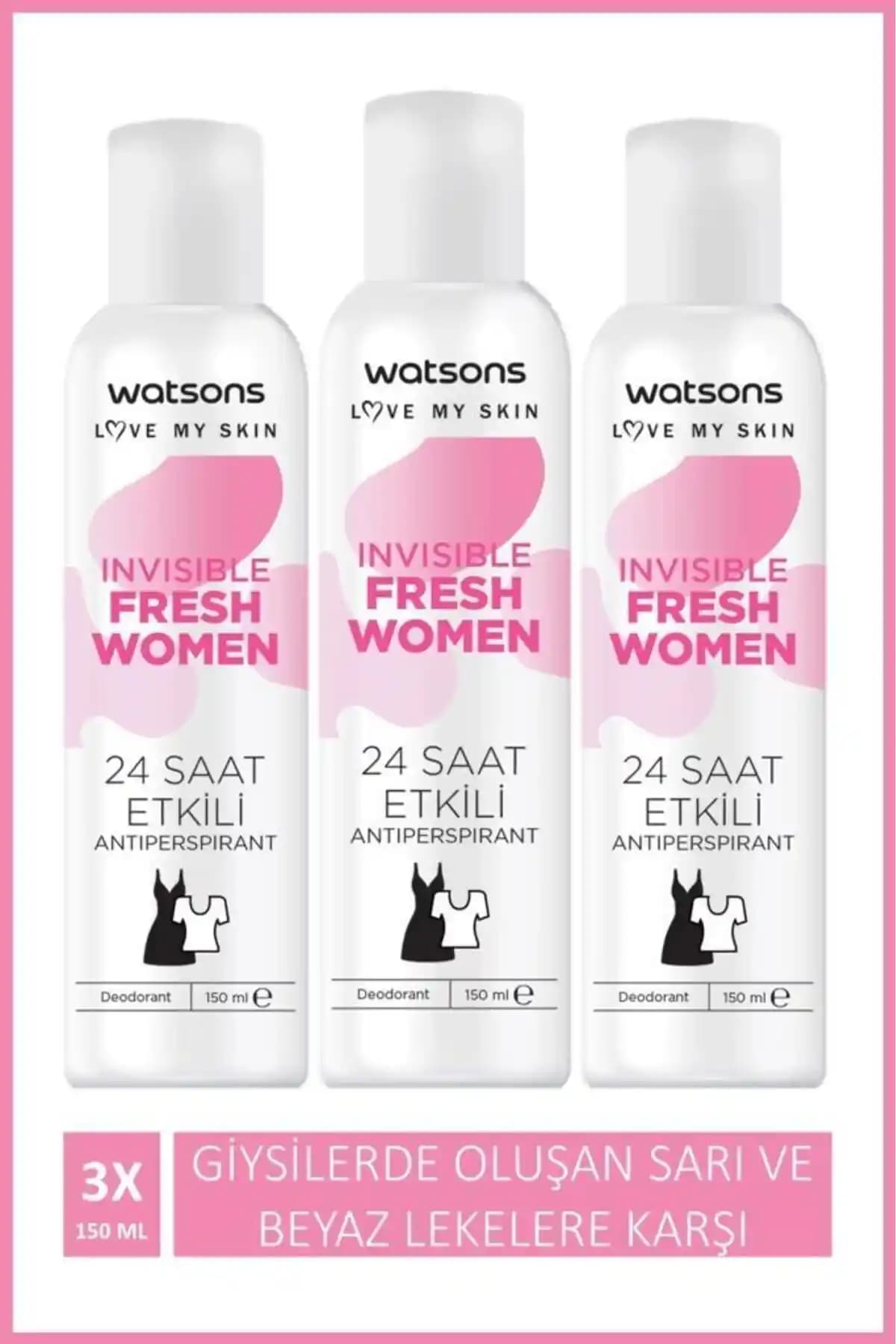 Watsons Invisible Fresh ve Shower Fresh Deodorantların Özellikleri ve Farkları