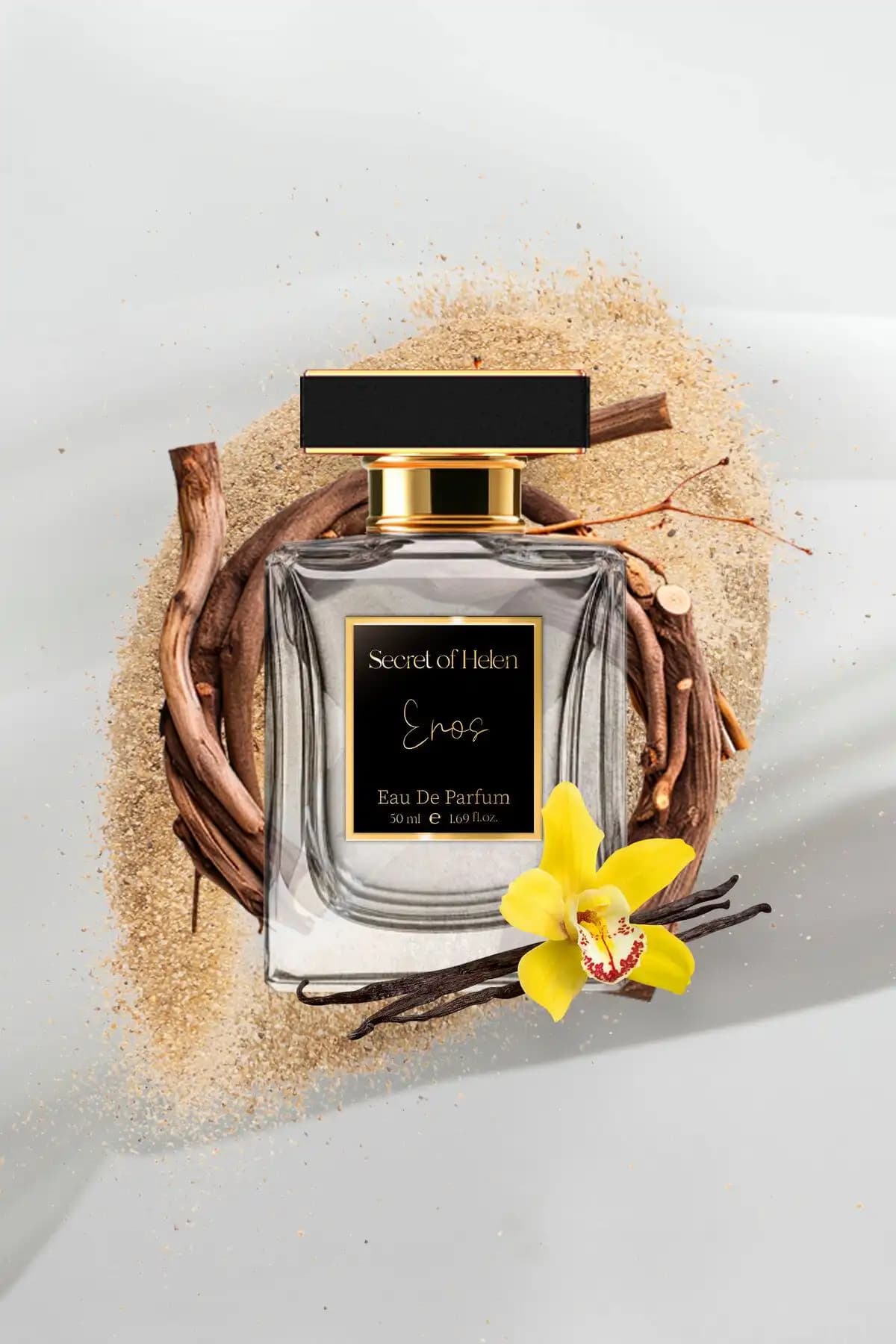 Secret of Helen Eros Edp Unisex Parfüm,meyveli-odunsu,ahududu, Zambak, Kediotu, Vanilya, Paçuli, 50ml