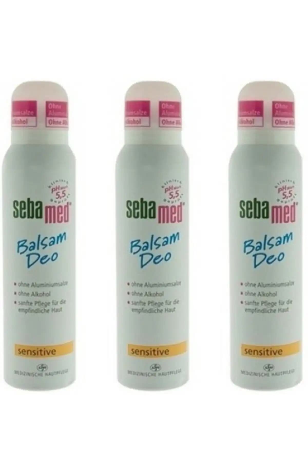 Sebamed 3 Adet Balsam Deodorant Aerosol Sensitive 150 ml
