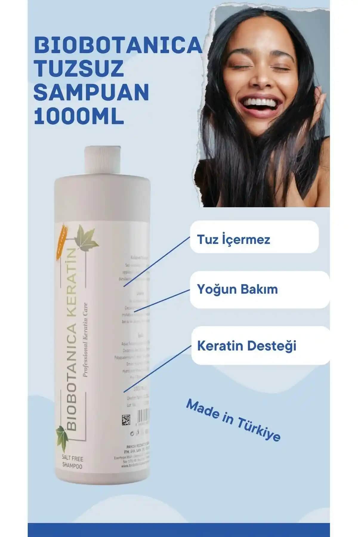 Biobotanica Tuzsuz Şampuan: Saçlarınız İçin Doğal ve Etkili Çözüm