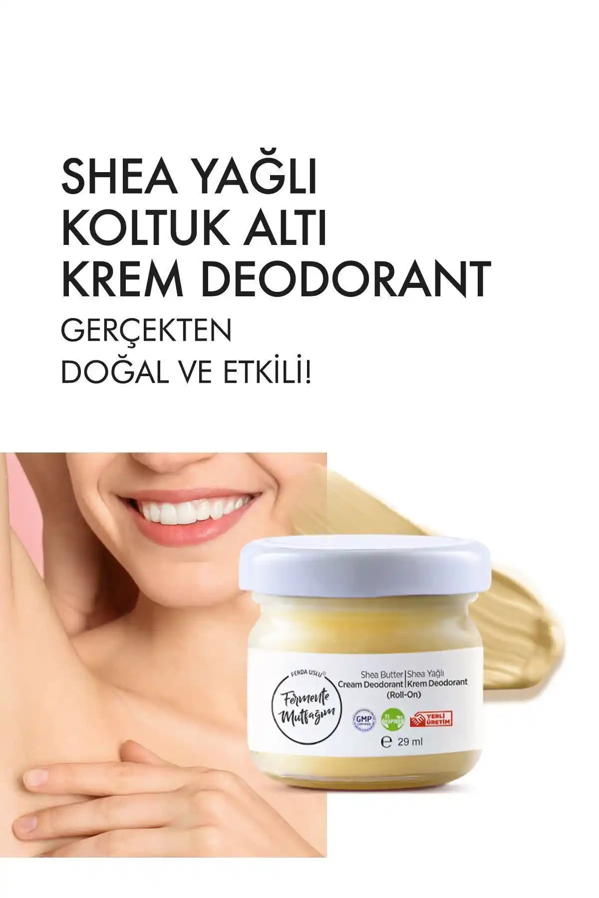 Fermente Mutfağım %100 Doğal Florayı Destekleyici Krem Deodorant