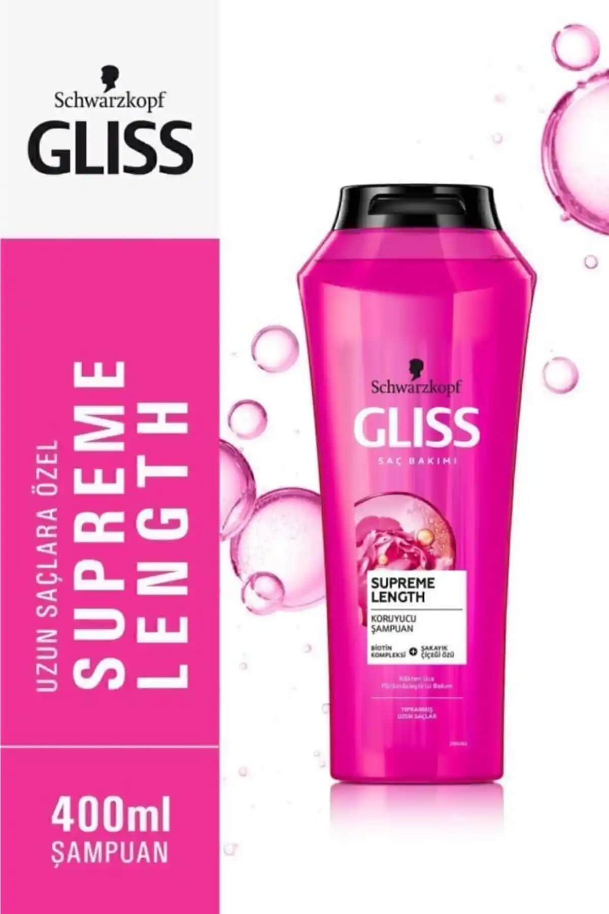 Gliss Supreme Length Koruyucu Şampuan: Uzun Saçlar İçin Etkili Bakım Ürünü