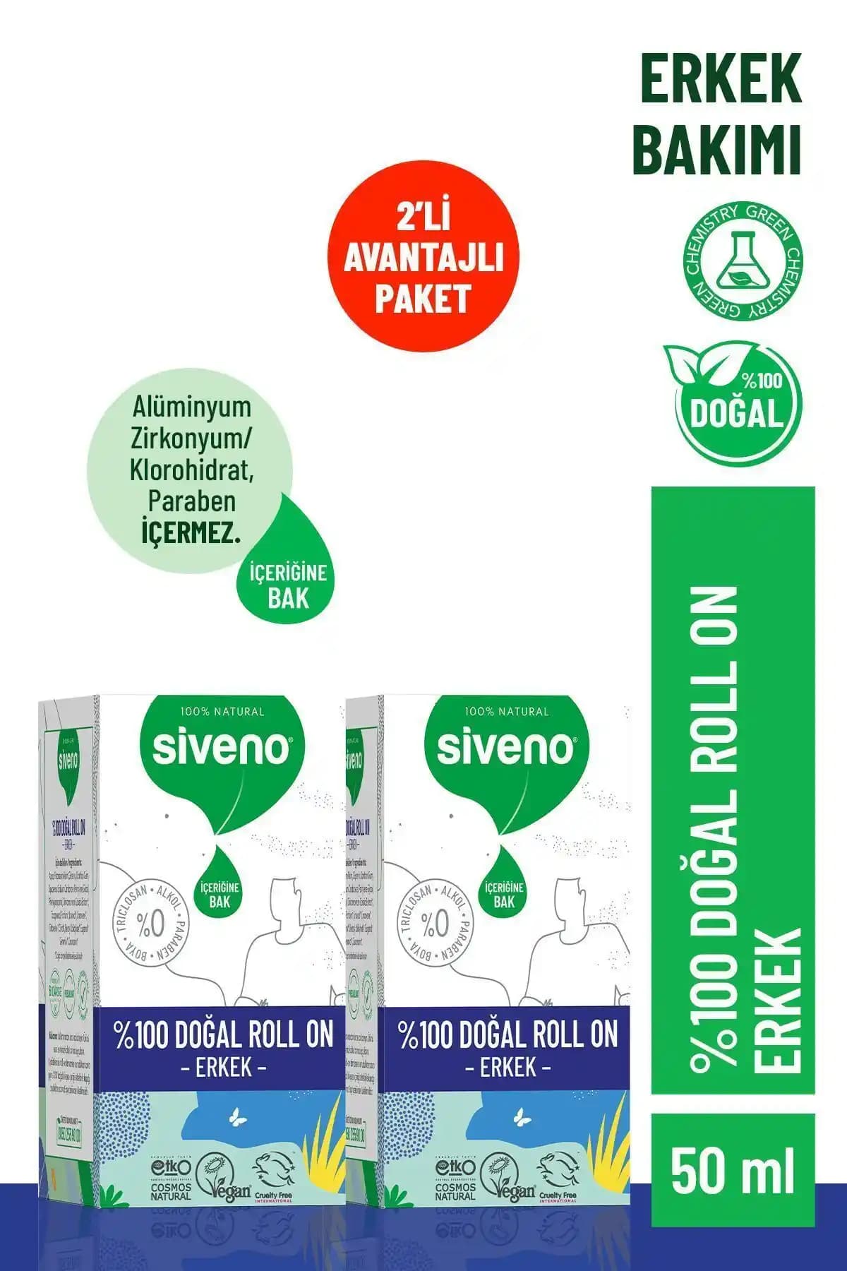 Siveno %100 Doğal Roll-On: Bitkisel Deodorant ile Kötü Kokuya Son