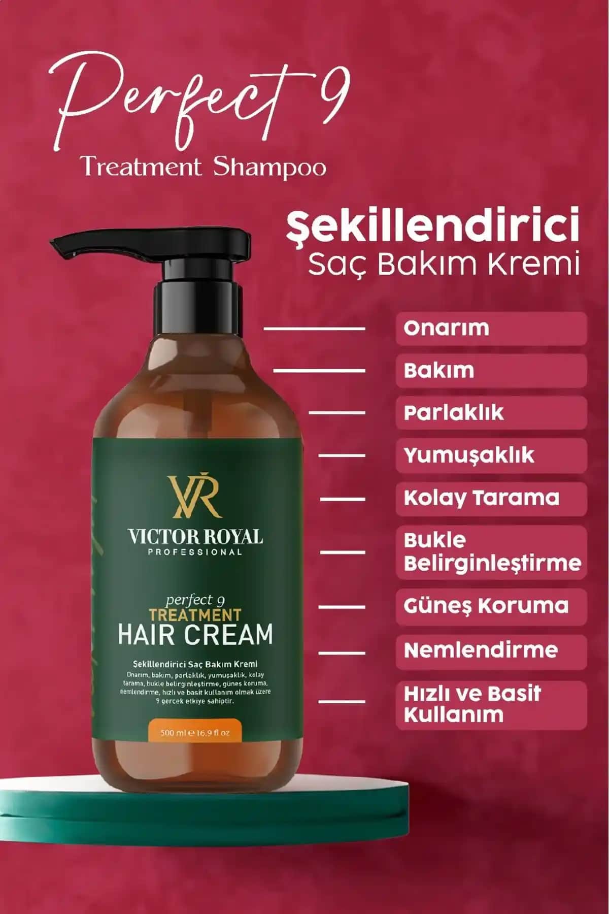 Victor Royal Bukle Belirginleştirici Saç Kremi ile Kıvırcık Saç Bakımı