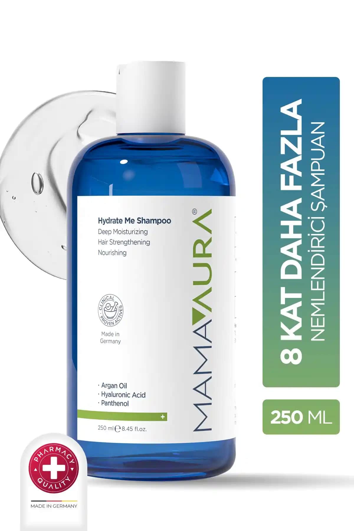 MAMAAURA Nemlendirici Bakım Şampuanı: Derinlemesine Saç Nemlendirme