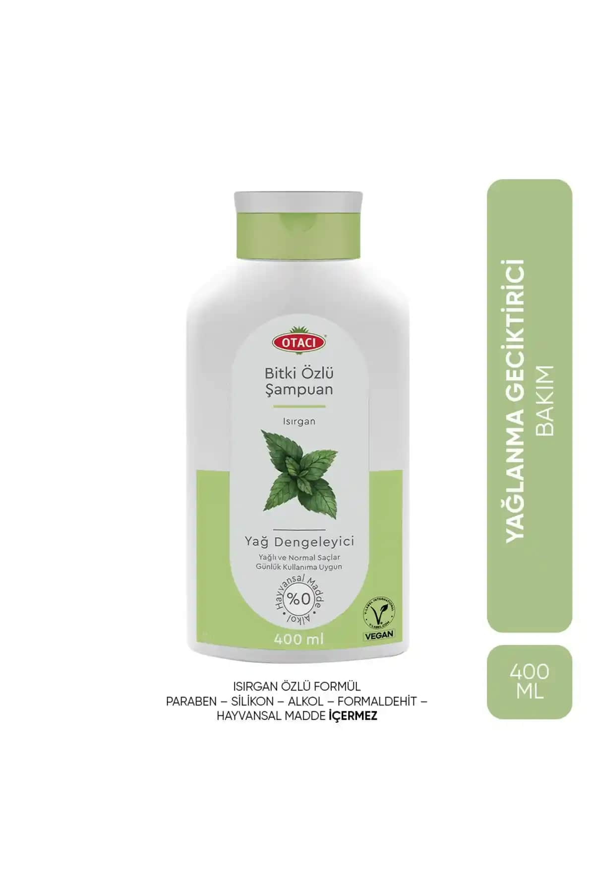 Otacı Bitki Özlü Yağ Dengeleyici Isırgan Şampuan ile Saç Bakımı