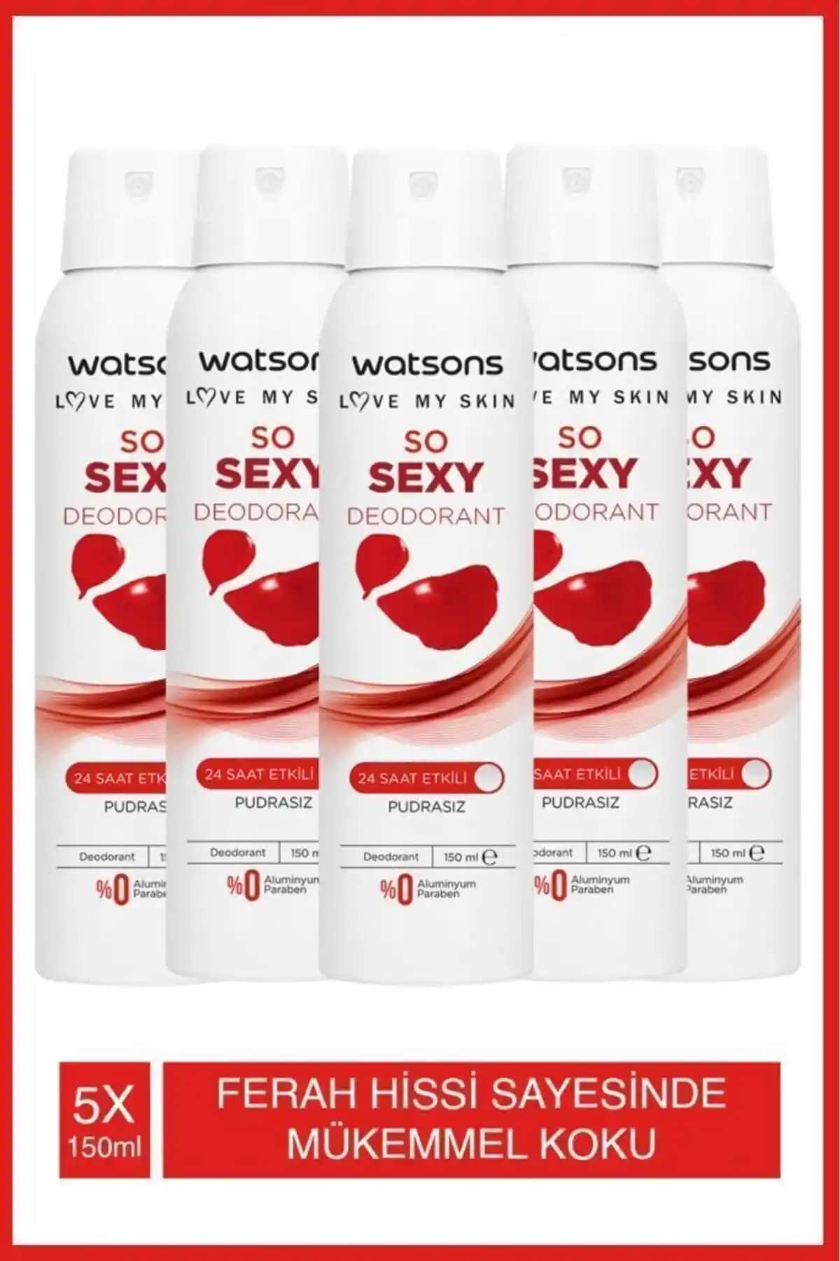 Watsons So Sexy Deodorant: Taze ve Ferah Bir Deneyim Sunuyor