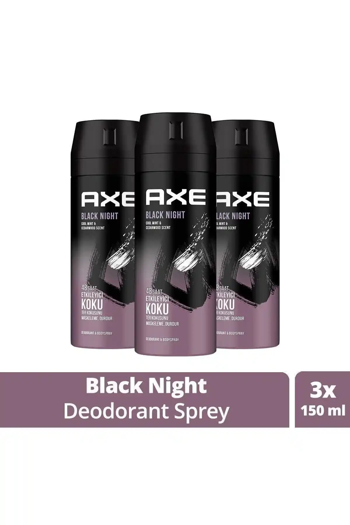 Axe Erkek Deodorant Sprey Black Night: Taze ve Kalıcı Ferahlama