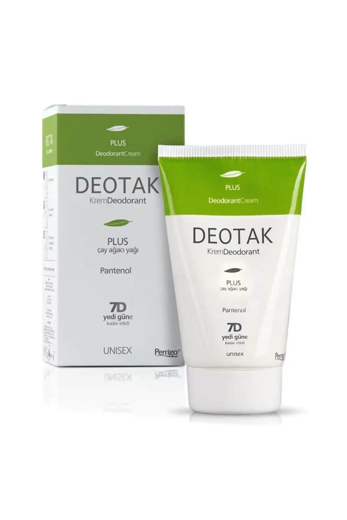 Deotak Krem Deodorant Plus: Doğal Çay Ağacı Yağı ile Ferahlık Sağlayın