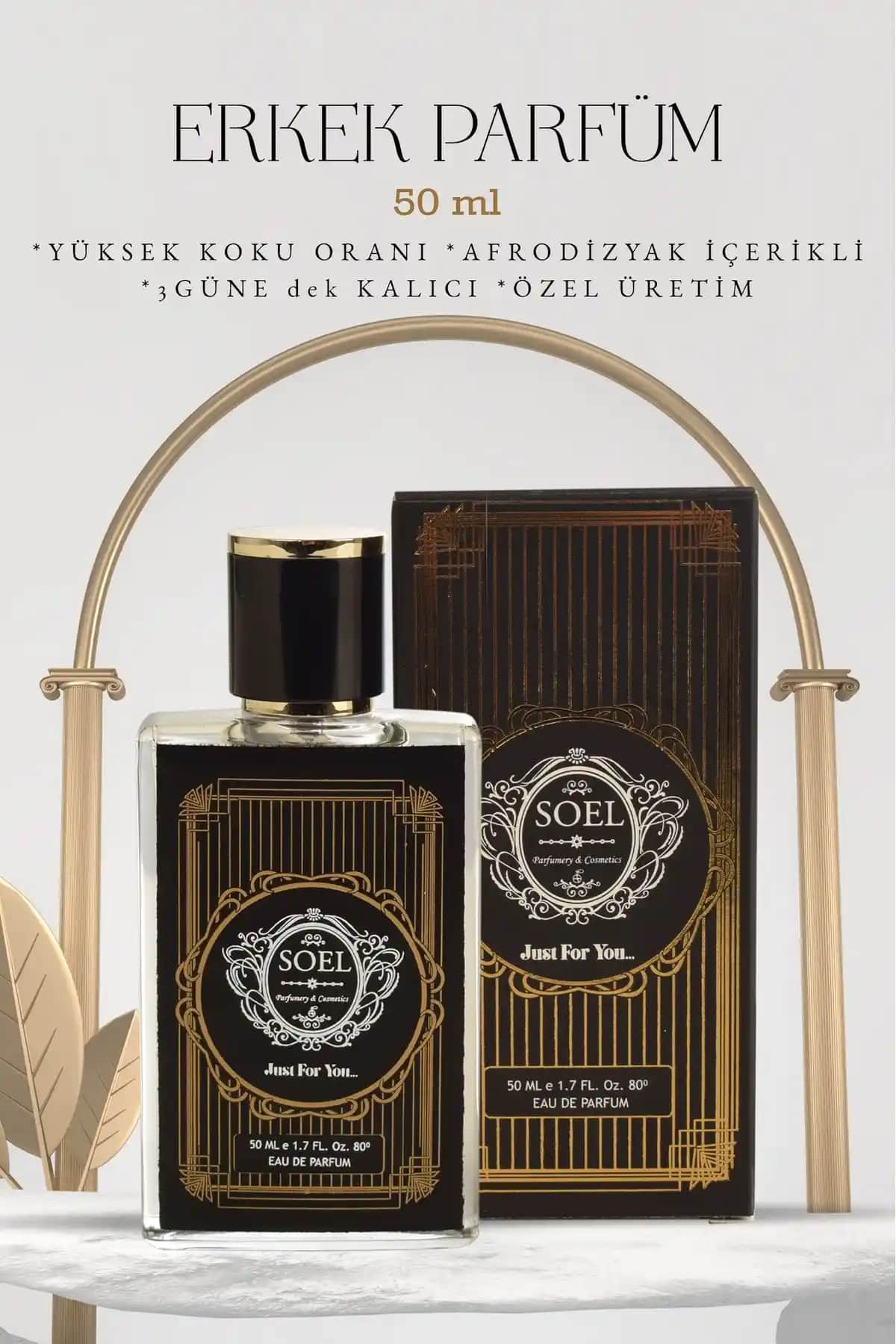 Soel Parfüm Erkek 50ml EDP: Şık Tasarım ve Etkileyici Koku Deneyimi