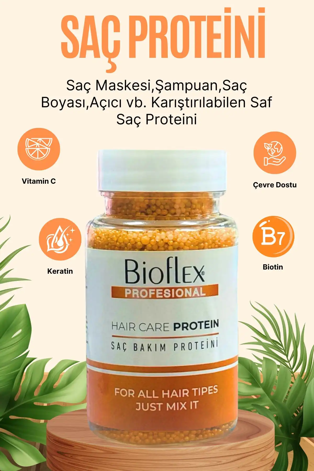 Bioflex Saç Bakım Proteini ile Saçlarınızda Sağlıklı ve Parlak Görünüm Elde Edin