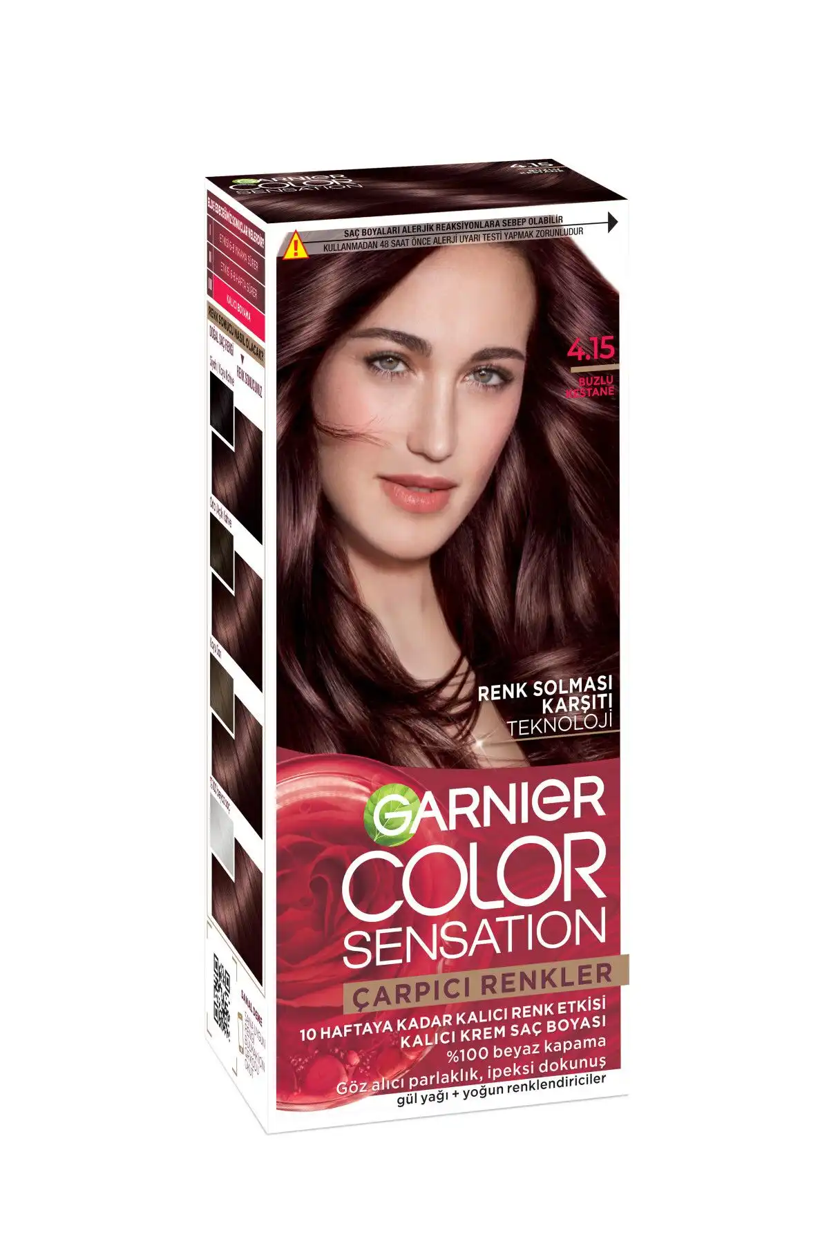 Garnier Çarpıcı Renkler 4.15 Buzlu Kestane Kahve Saç Boyası Özellikleri ve Kullanım Rehberi