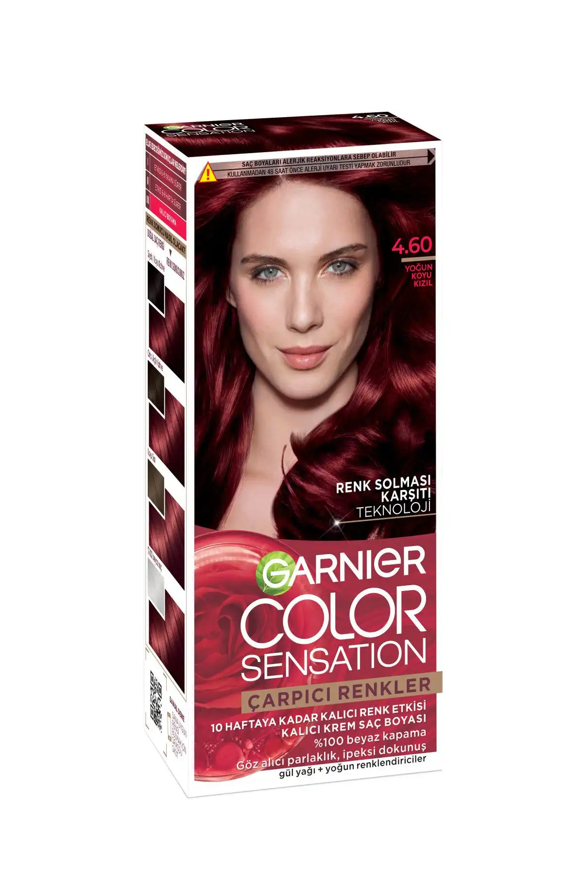 Garnier Çarpıcı Renkler 4.60 Yoğun Koyu Kızıl Saç Boyası Detaylı İnceleme ve Kullanıcı Yorumları