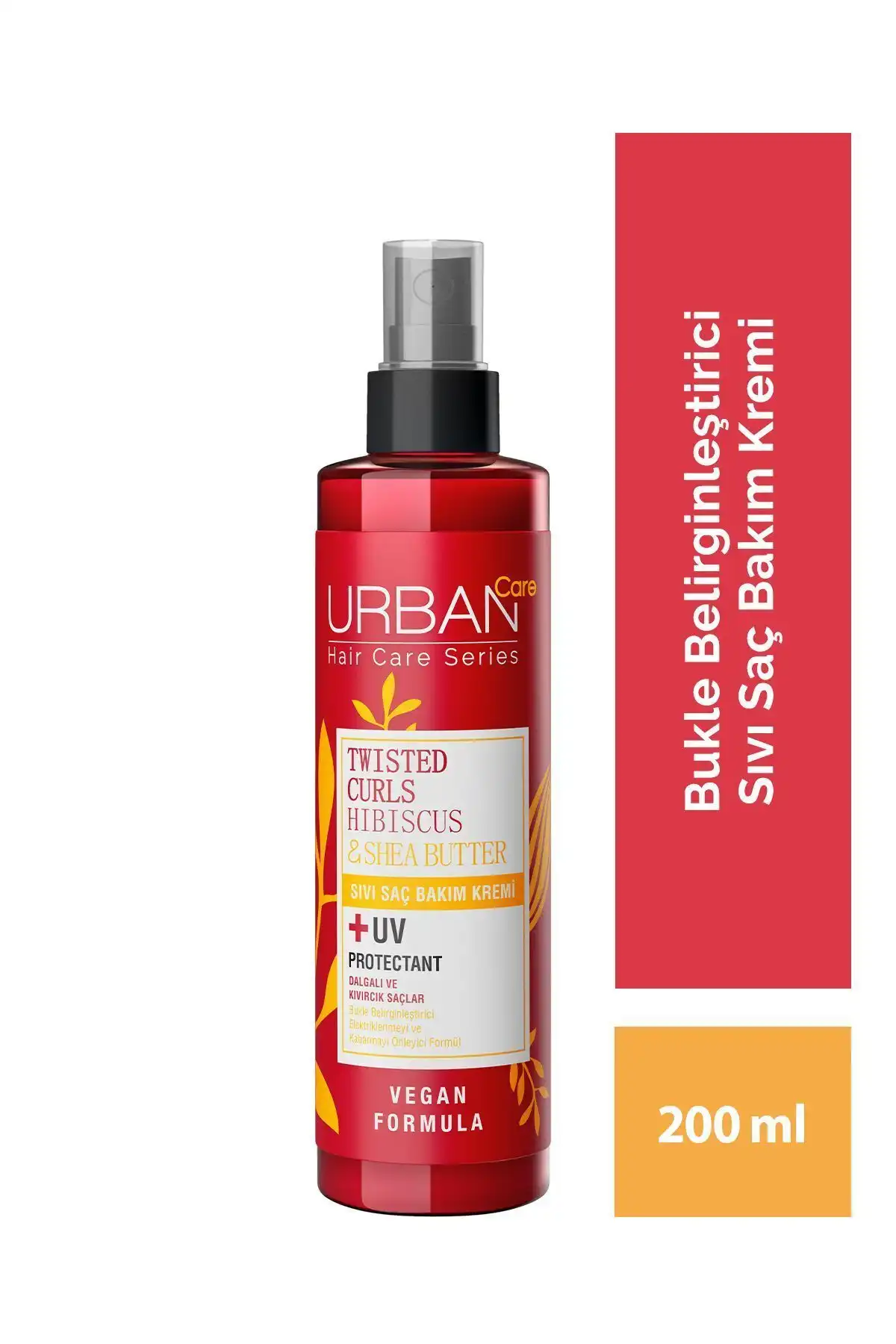 Urban Care Hibiscus Shea Butter Kıvırcık ve Dalgalı Saçlar İçin Sıvı Bakım Kremi