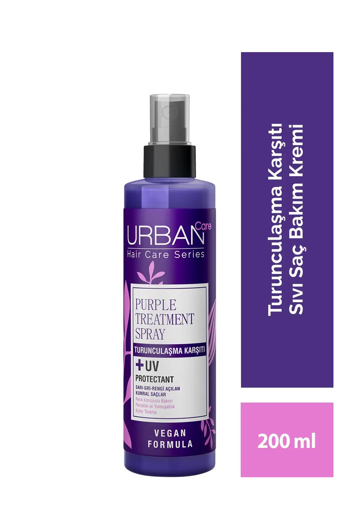 Urban Care Mor Turunculaşma Karşıtı Sıvı Saç Bakım Kremi Doğal ve Vegan Formülüyle Saç Rengini Korur